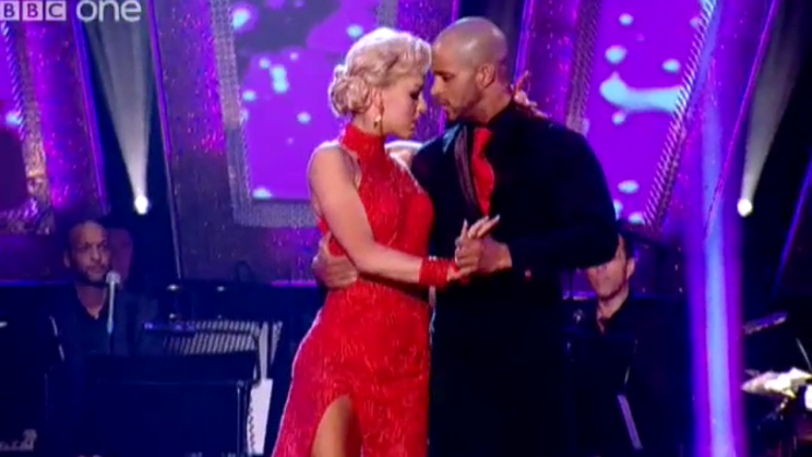 Ricky Whittle and partner Natalie Lowe performing their incredible Argentine Tango during Strictly Come Dancing