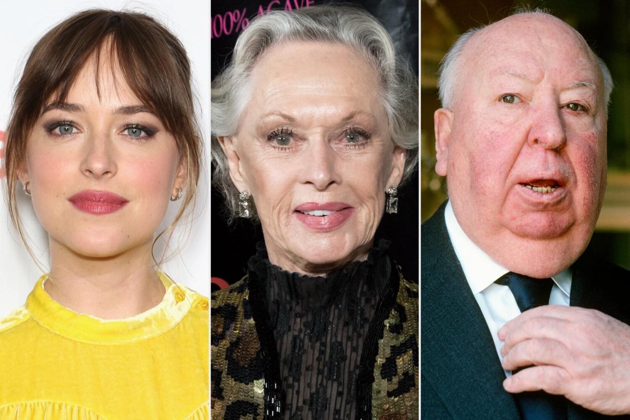 Dakota Johnson, Tippi Hedren, Alfred Hitchcock