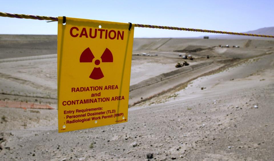 The Environmental Restoration Disposal Facility is seen at the Hanford Nuclear Reservation June 30, 2005 near Richland, Washington. The landfill is used to discard contaminated soil, building materials and debris from cleanup work at the rate of 600,000 tons per year.