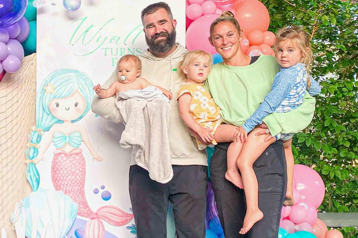 Jason and Kylie Kelce Throw Mermaid Party for Daughter Wyatt's 4th Birthday — See Exclusive Photos!