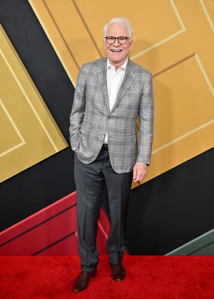 los angeles, california   june 27 steve martin attends the los angeles premiere of only murders in the building season 2 at dga theater complex on june 27, 2022 in los angeles, california photo by axellebauer griffinfilmmagic