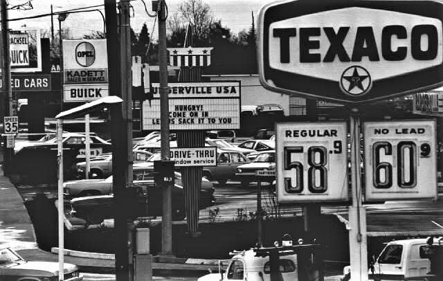 Burgerville opened in Salem on Dec. 6, 1977, and was located at 1717 Hawthorne Ave. NE. This photograph was published in the Statesman Journal in May 1978, when regular gasoline was 58 cents a gallon.
