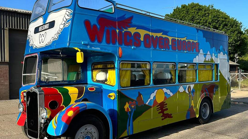 Paul McCartney 1972 Wings Tour Bus