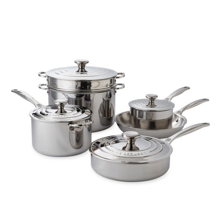 Stainless-Steel 10-Piece Set