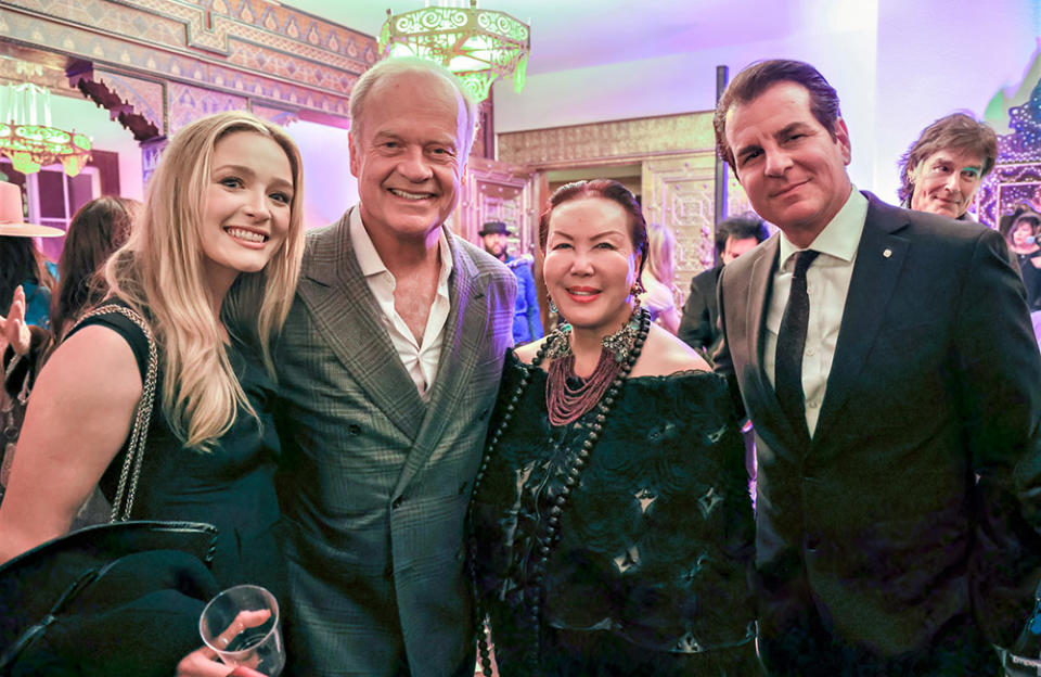 Greer Grammer, Kelsey Grammer, Sue Wong, Vincent De Paul