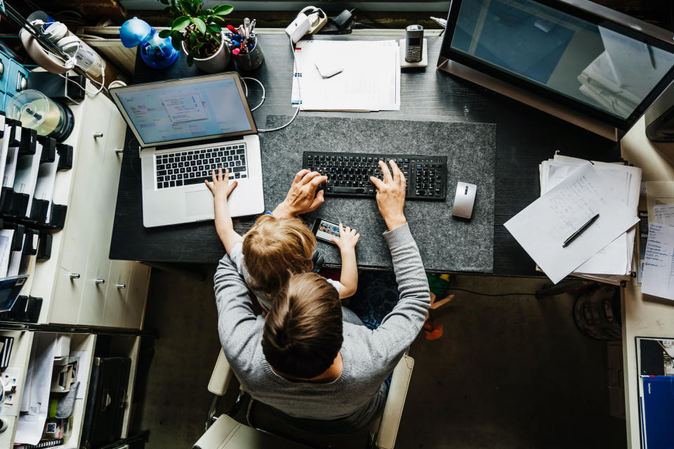 There are a lot of risks to working from home, according to the Australia Institute Centre for Future Work. (Source: Getty)