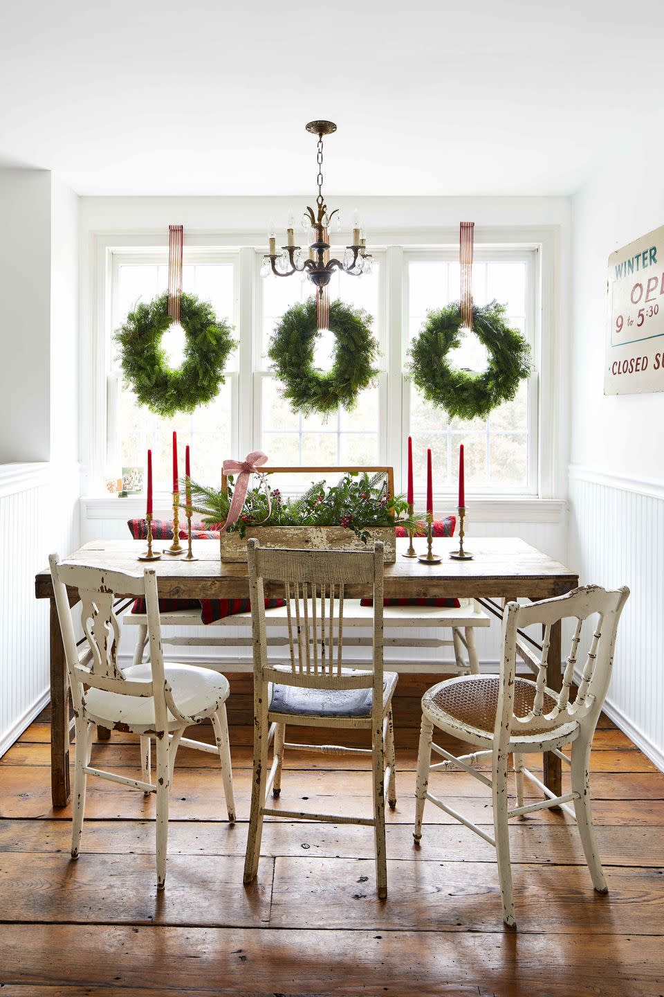 Breakfast Nook Christmas Kitchen