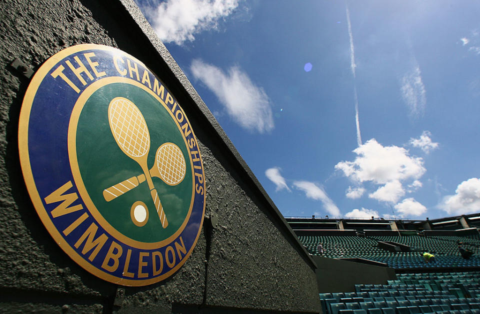 Wimbledon returns today after two years. (Getty Images)