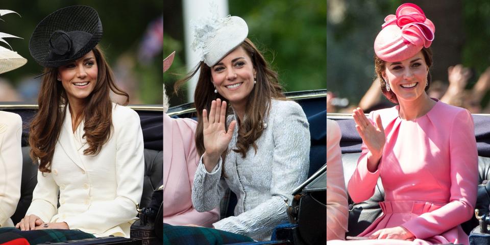 Every One of Kate Middleton's Trooping the Colour Outfits