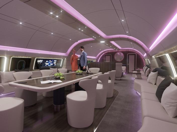 Lufthansa Technik A330 VIP cabin concept.