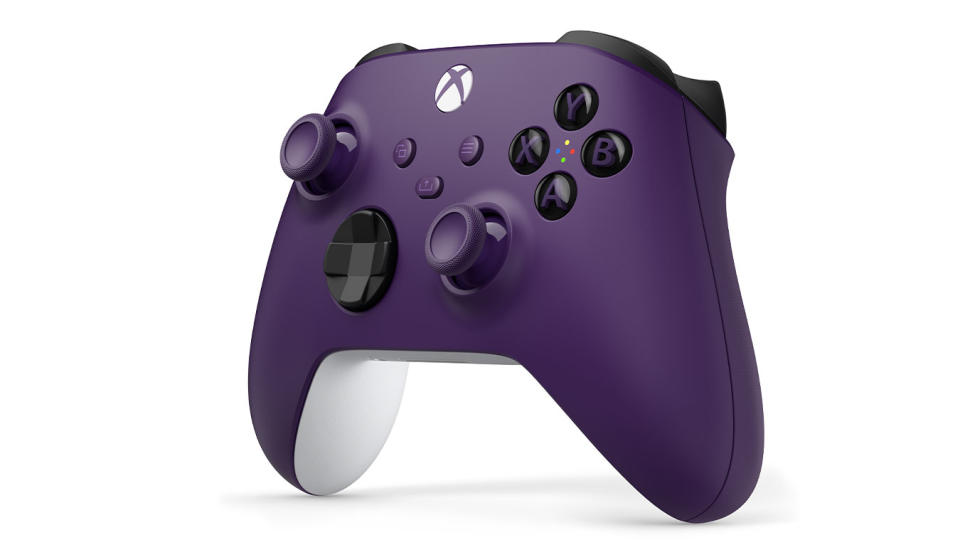 Xbox Series X|S wireless controller in Astral Purple.