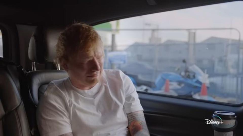 Ed Sheeran admitted that he hadn’t experienced loss and grief before losing his friend (Disney Plus)
