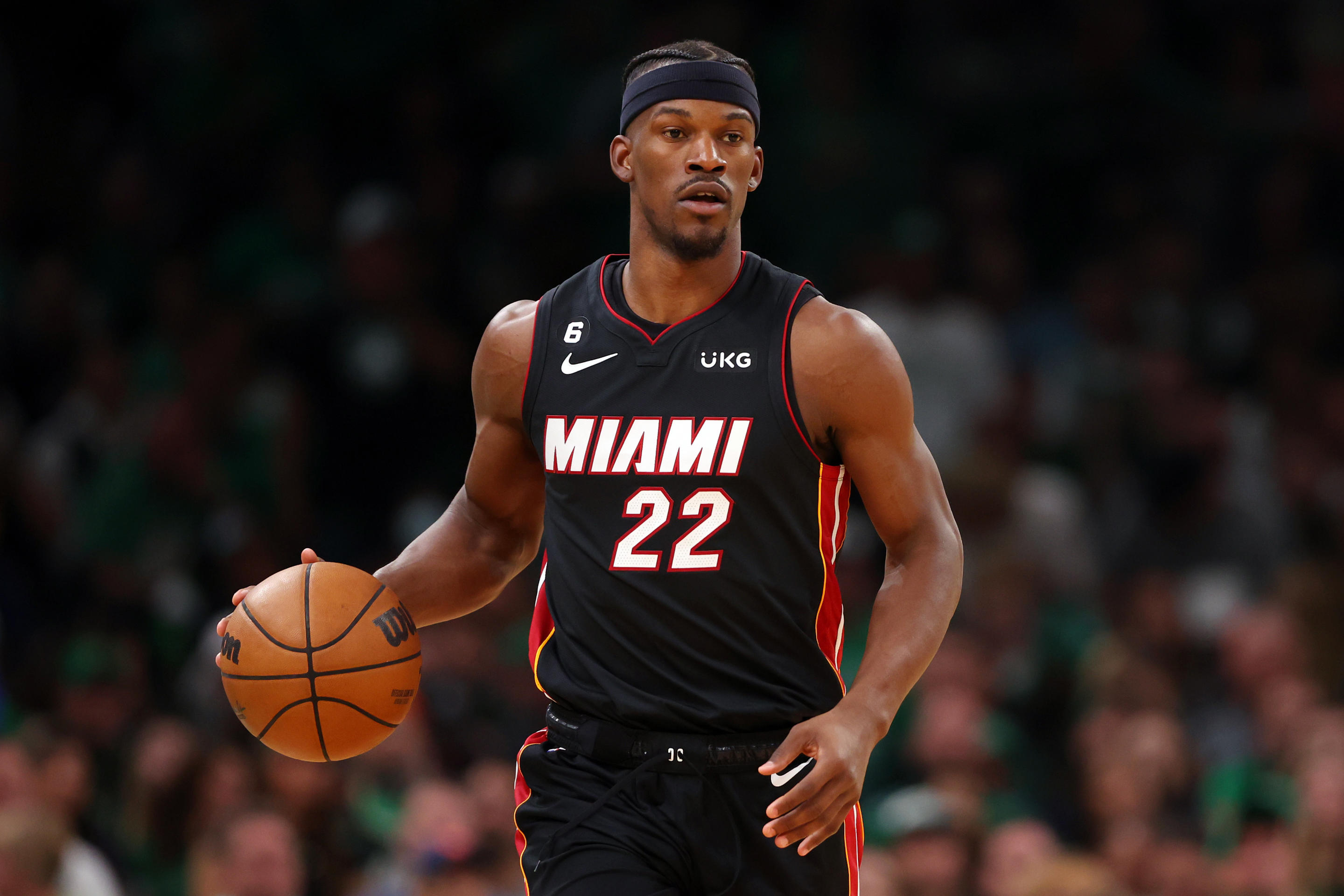 Miami Heat forward Jimmy Butler is six-time All-Star and has five All-NBA selections, but an NBA title could make him a first-ballot Hall of Famer. (Maddie Meyer/Getty Images)
