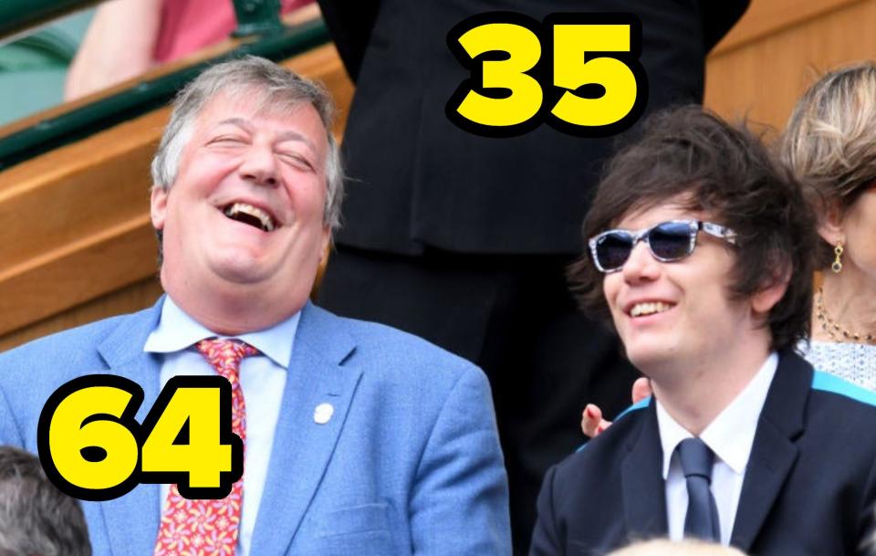 Stephen Fry and Elliott Spencer