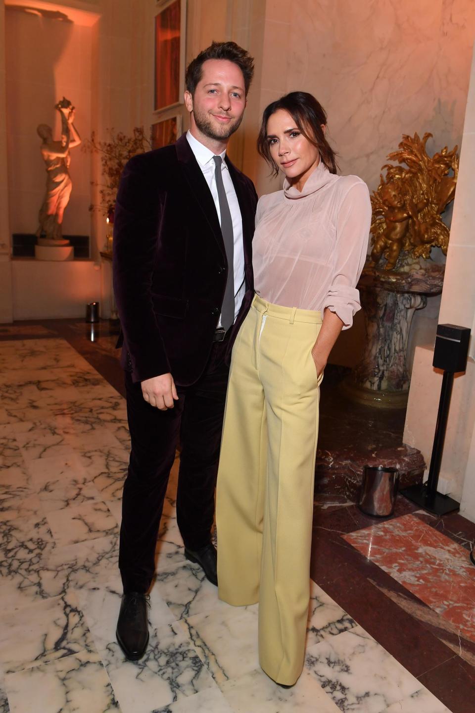 Derek and Victoria Beckham (Getty Images for YouTube)