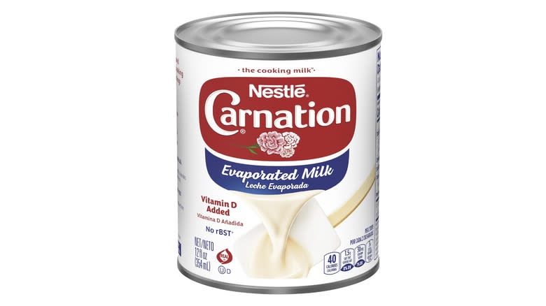 Can of evaporated milk 