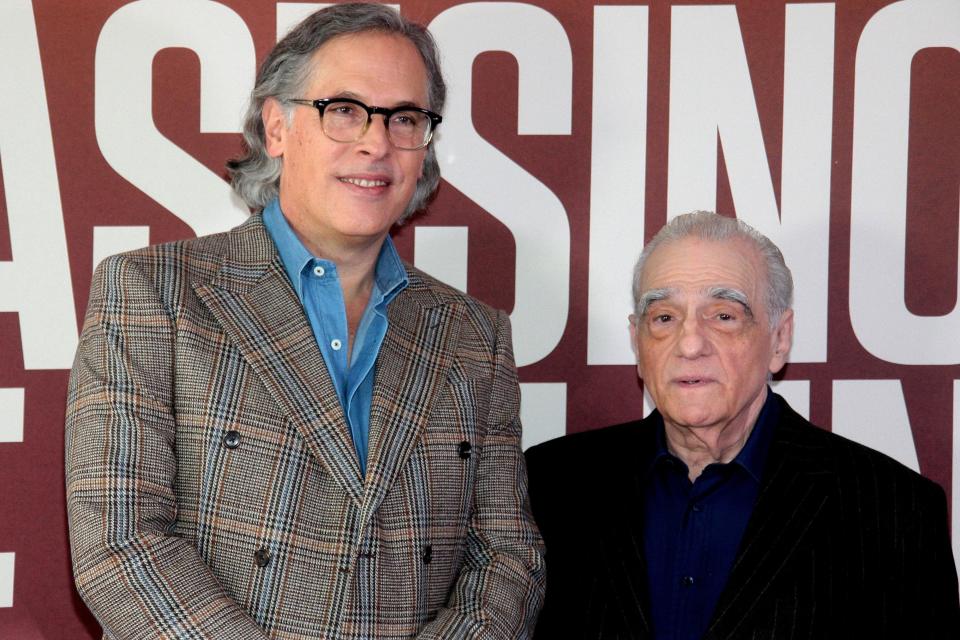 Rodrigo Prieto and Martin Scorsese standing next to each other