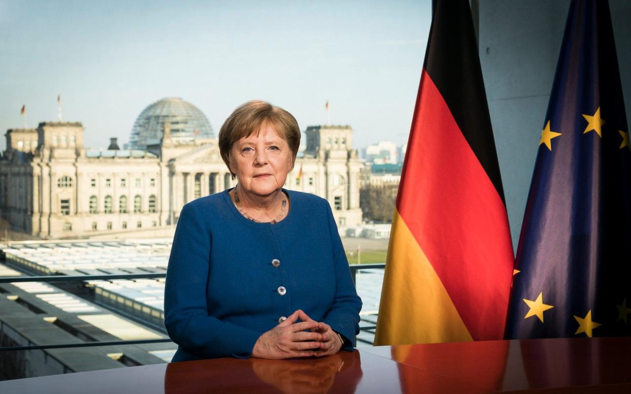 German Chancellor Angela Merkel  - Bundesregierung/Steffen Kugler via AP