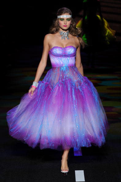 The finale dress aka the day-glo gown of our pre-teen fantasies.