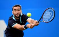 Tennis - Aegon Championships - Queen’s Club, London, Britain - June 24, 2017 Croatia's Marin Cilic in action against Luxembourg's Gilles Muller during the semi finals Action Images via Reuters/Tony O'Brien