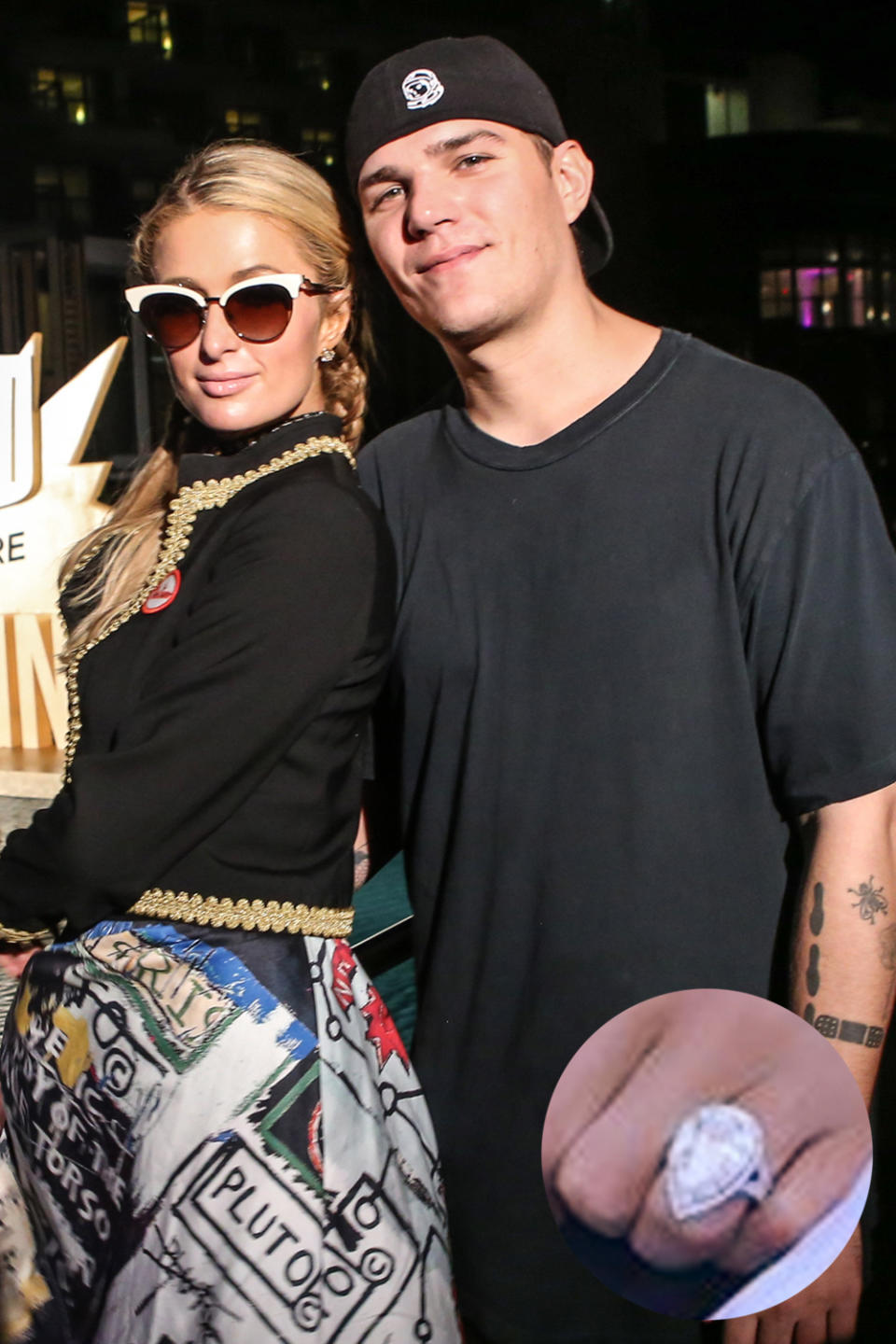 Paris Hilton and Chris Zylka