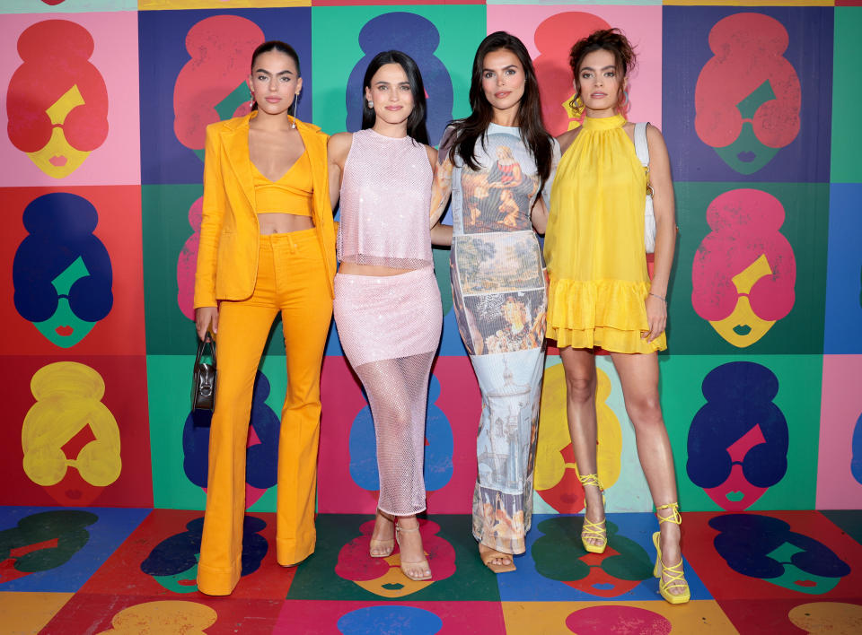 NEW YORK, NEW YORK - JUNE 14: (L-R) Sarah Jane Nader, Mary Holland Nader, Brooks Nader and Grace Ann Nader attend Camp Pride presented by alice + olivia by Stacey Bendet on June 14, 2023 in New York City. (Photo by Dimitrios Kambouris/Getty Images for alice + olivia)