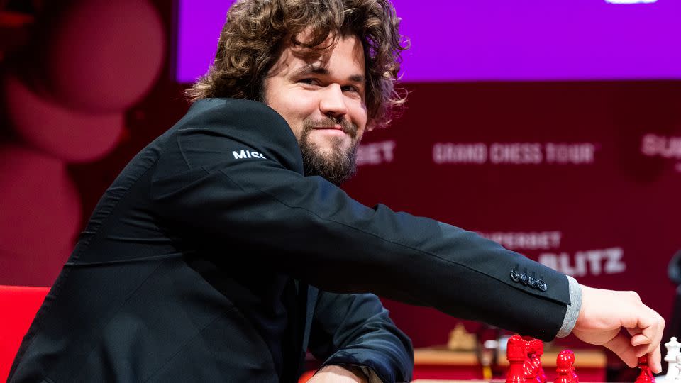 Magnus Carlsen in Warsaw, Poland, on May 20, 2023. - Andrzej Iwanczuk/NurPhoto/Getty Images