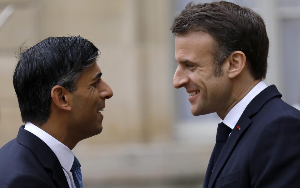 Rishi Sunak met Emmanuel Macron last week in Paris - Antoine Gyori/Getty Images