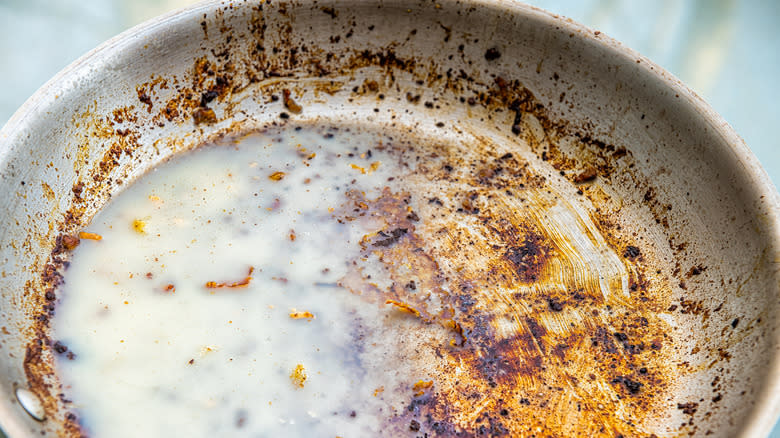 Bacon grease in pan