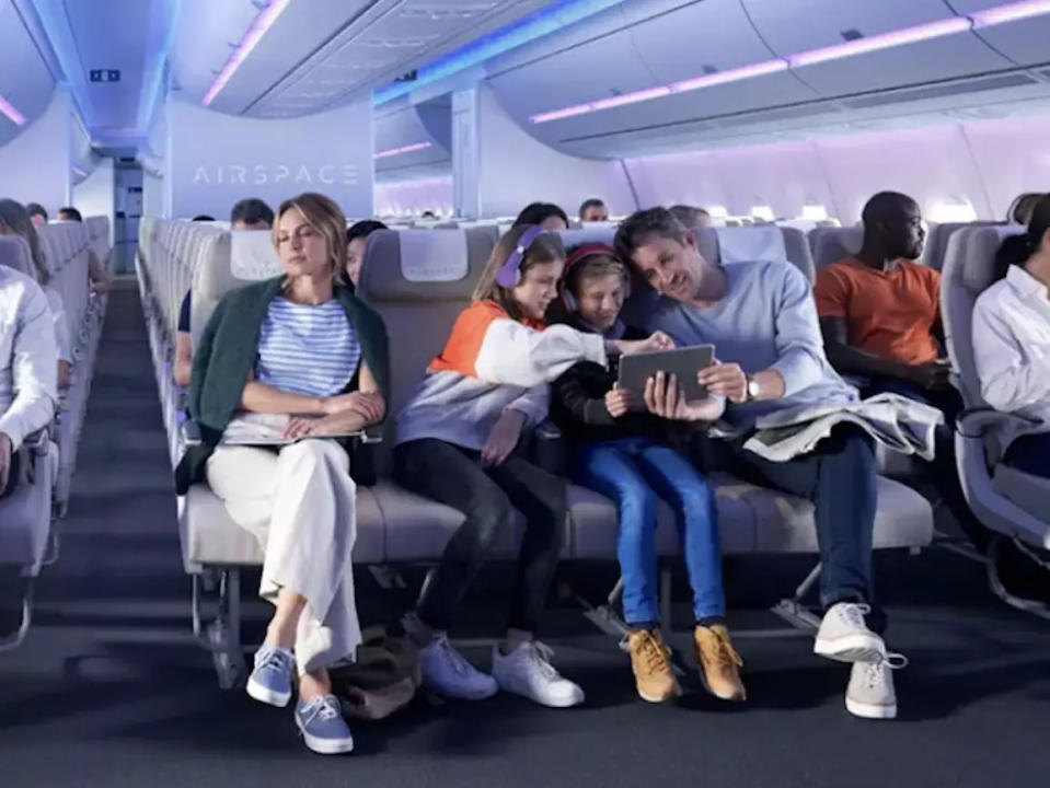 Die 10er-Sitzanordnung von Airbus.  - Copyright: Airbus