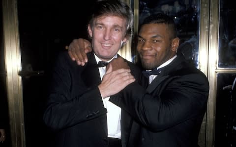 Donald Trump and Mike Tyson - Credit: Getty