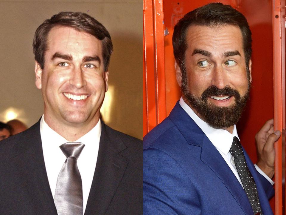 rob riggle then and now