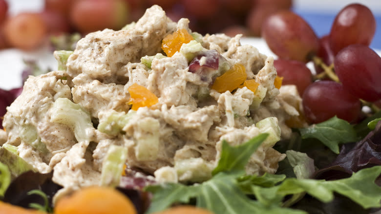 Chicken salad with fruit