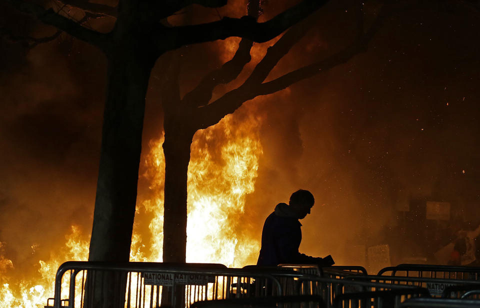 Event canceled as thousands protest in Berkeley