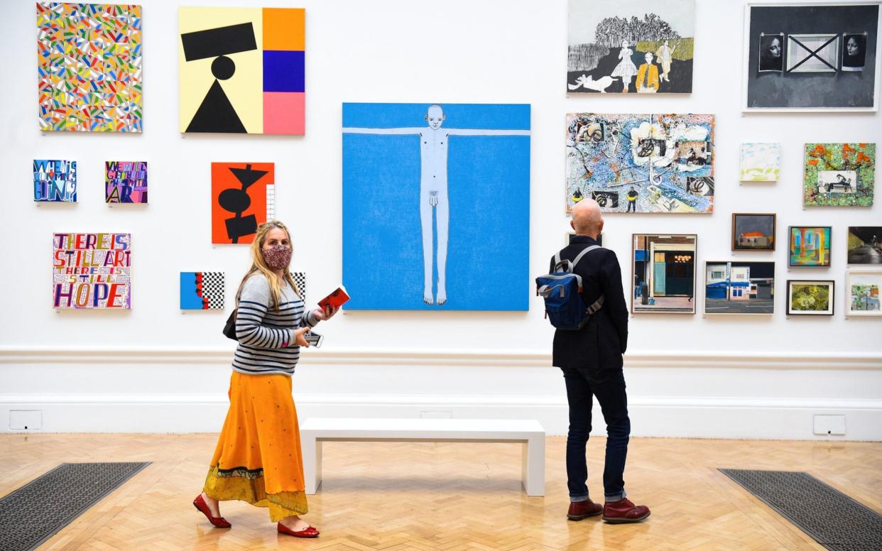 The hang is a catastrophe: members of the public at the Royal Academy Summer Exhibition 2020 - Kirsty O'Connor