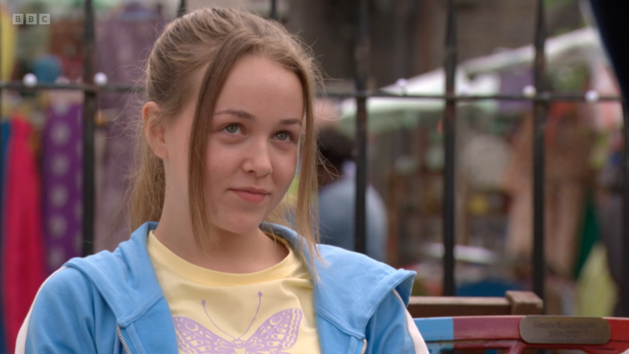 Ellie Dadd as the new Amy Mitchell on EastEnders. (BBC)