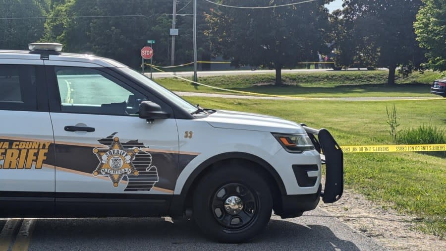 Ottawa County sheriff's deputies respond to an incident on 96th Avenue in Robinson Township on Thursday, May 23, 2024.