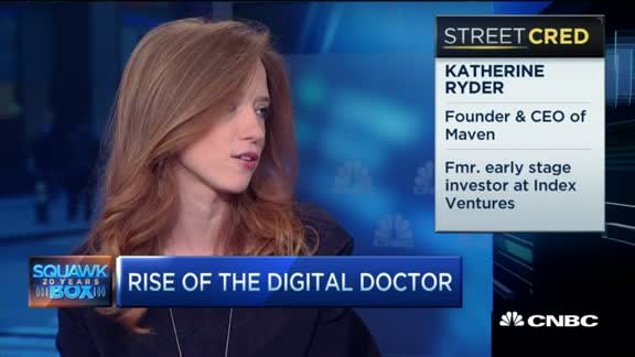 Katherine Ryder, Maven founder and CEO, is redefining what women’s healthcare looks like. (Photo: CNBC)