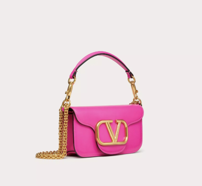 Valentino LOCÒ SMALL SHOULDER BAG IN CALFSKIN HK$20,000（圖片來源：Valentino官網）