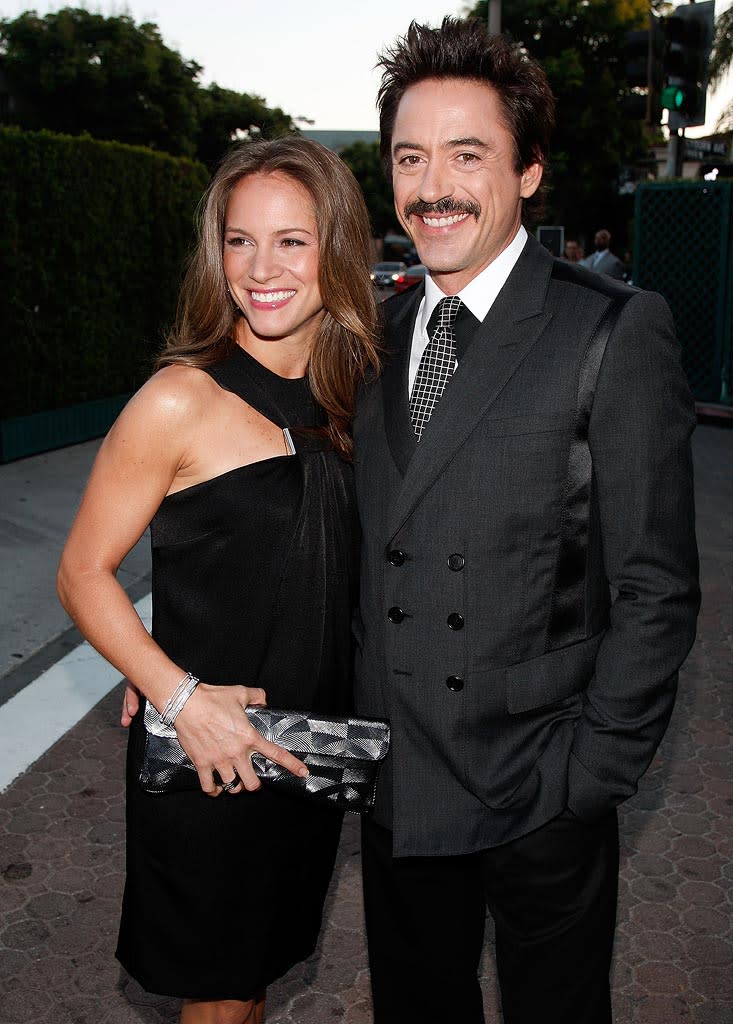 Tropic Thunder LA Premiere 2008 Susan Downey Robert Downey Jr