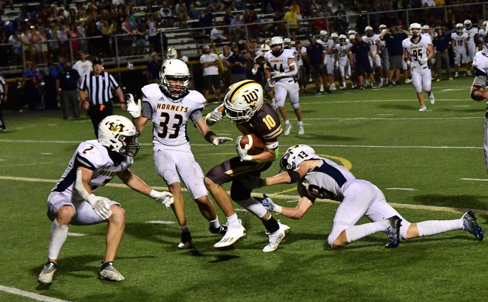 Western Brown's Isaiah Smith (10) is the leading receiver in Southwest Ohio