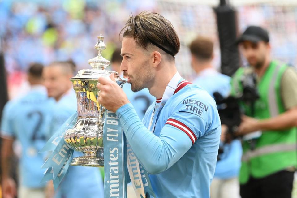 Grealish played a key part in City’s treble-winning campaign (Getty Images)