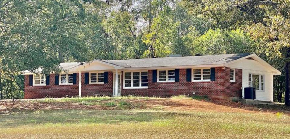 A renovated and updated brick home sitting on 3.5 acres is for sale in Millbrook. The design includes four bedrooms and two bathrooms within 1,960 square feet of living space. The property is for sale for $275,000.