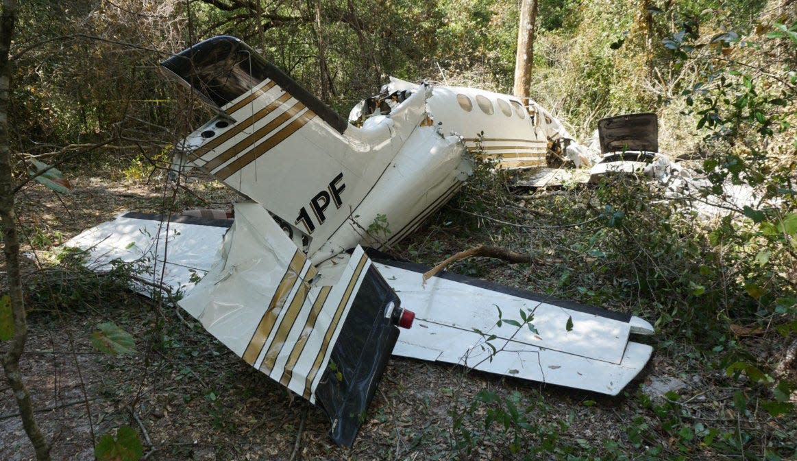 Three people were killed when this Cessna 421 crashed in 2019 in western Volusia County.
