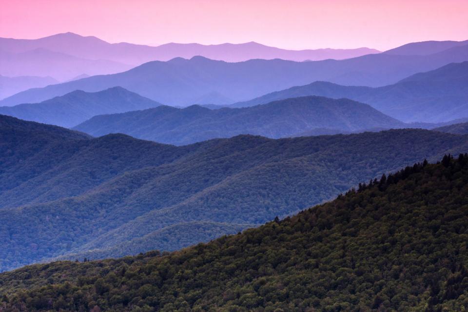 1. Great Smoky Mountains National Park, North Carolina and Tennessee