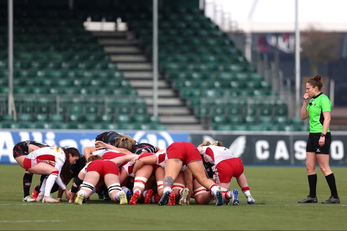 Saracens enjoyed a strong crowd for ‘The Duel’ with Harlequins but building consistent attendance has not been easy (Getty)