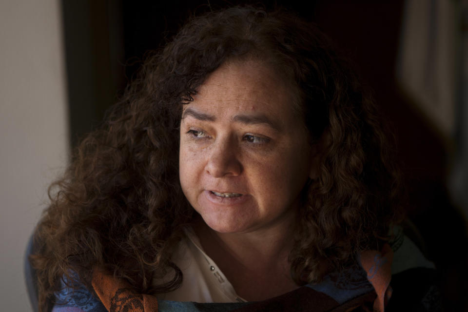 In this Dec. 17, 2012 photo, Guatemala's Attorney General Claudia Paz y Paz talks during an interview in Guatemala City. Human rights groups in Guatemala are protesting the Supreme Court's decision to oust the country's crusading attorney general seven months before her term was set to end. The Supreme Court ruled this week in favor of a lawyer who filed a petition that Paz y Paz be replaced in May because he argued that's what a law governing prosecutors dictates. (AP Photo/Moises Castillo)