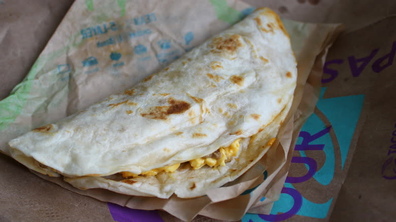 Taco Bell Toasted Breakfast Taco