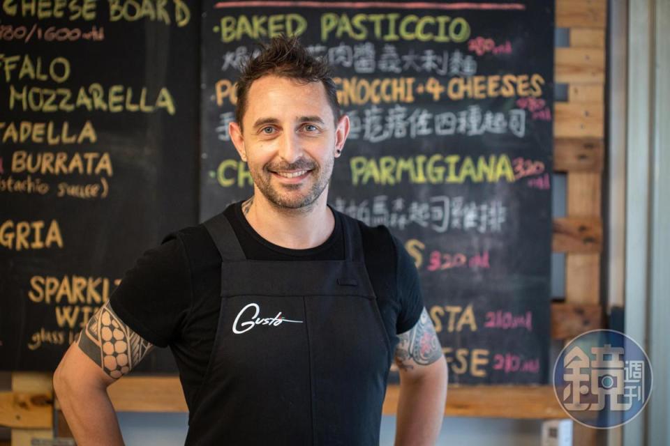 「Gusto-Market Of Taste好食多」老闆丁威廉來自義大利，熱衷推廣家鄉美食。