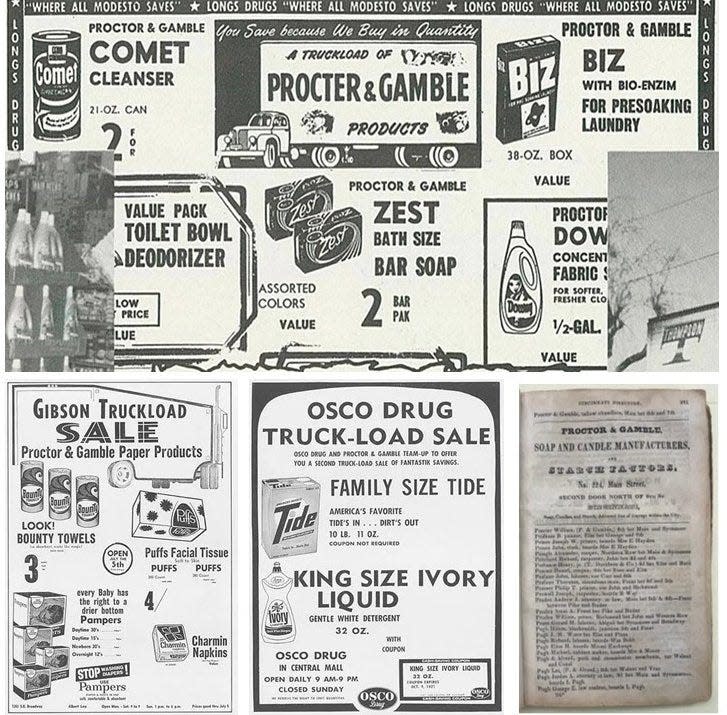 A P&G blog post of April 5 features advertisements that misspell Procter. The blog pokes fun at The Enquirer, too, which used Proctor in an 1864 headline with multiple Procters underneath.